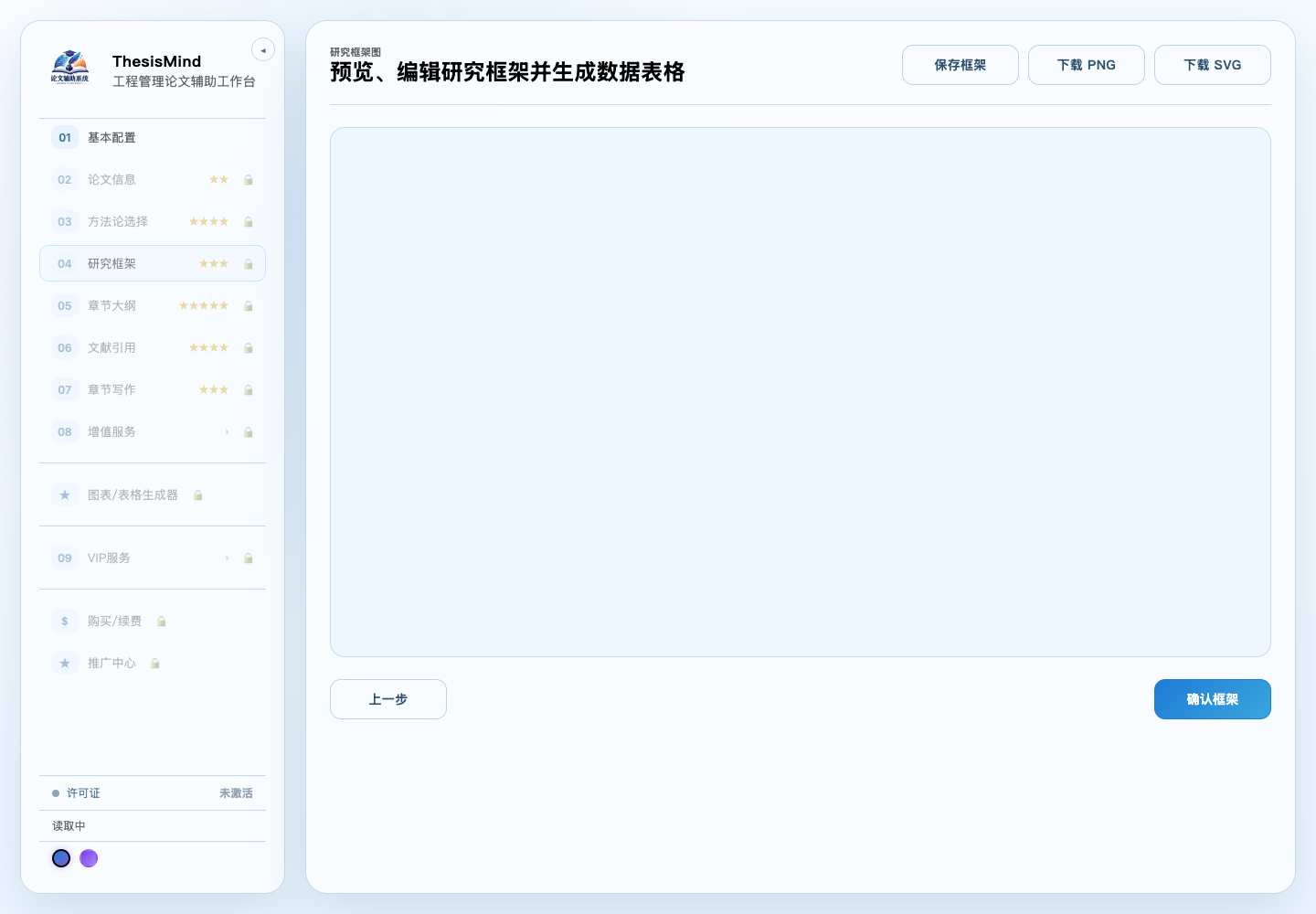 研究框架页截图